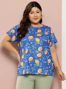 Sztori Plus Size Printed Lounge T-shirt