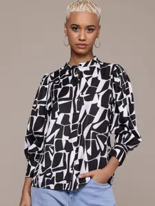 The Roadster Lifestyle Co Printed Casual Shirt