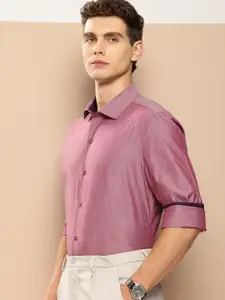 INVICTUS Pure Cotton Slim Fit Opaque Formal Shirt