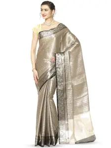 PTIEPL Banarasi Silk Works Ethnic Motifs Woven Design Zari Kanjeevaram Saree
