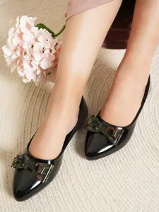 DressBerry Pointed Toe Ballerinas with Bows