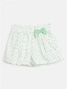 Chicco Girls Printed Cotton Shorts