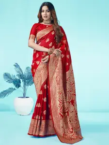 KALINI Ethnic Woven Design Zari Art Silk Banarasi Saree