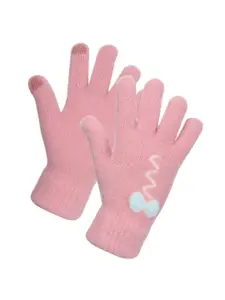 Zacharias Women Patterned Touch Screen Hand Gloves