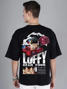 PRONK Graphic Printed Cotton Oversized T-shirt