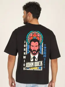 PRONK John Wick Graphic Oversized T-shirt