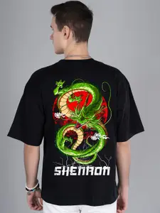 PRONK Graphic  Printed Cotton Oversized T-shirt