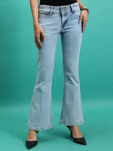 Tokyo Talkies Women Bootcut Clean Look No Fade Stretchable Jeans