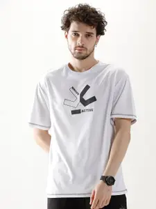 WROGN Geometric Printed Slim Fit T-shirt