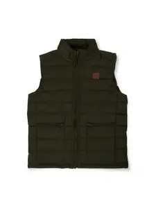 Gini and Jony Boys Mock Collar Puffer Jacket