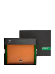 United Colors of Benetton Leather Two Fold Wallet
