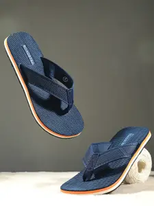 The Roadster Lifestyle Co. Men Textured Room Flip Flops
