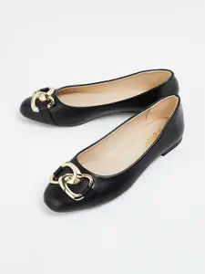 Ginger by Lifestyle Embellished Detail Ballerinas Flats