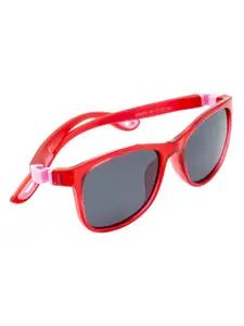 SEESAW Girls Rectangle Sunglasses with Polarised and UV Protected Lens SS3508C449/15