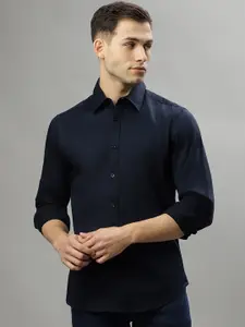 Iconic Slim Fit Spread Collar Casual Shirt