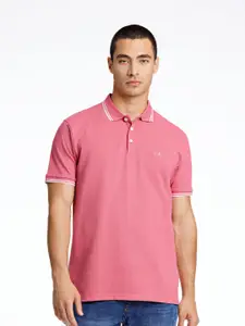 LINDBERGH Polo Collar Cotton Regular Fit T-shirt