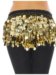 JENNA Embellished Belly Dance Hip Scarf