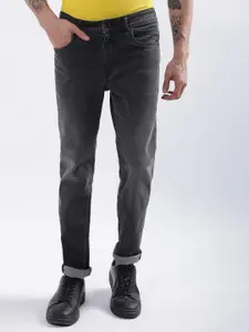 LINDBERGH Men Slim Fit Heavy Fade Stretchable Jeans