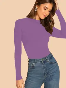 Dream Beauty Fashion High Neck Fitted Top