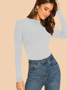 Dream Beauty Fashion High Neck Fitted Top