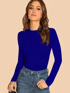 Dream Beauty Fashion High Neck Fitted Top