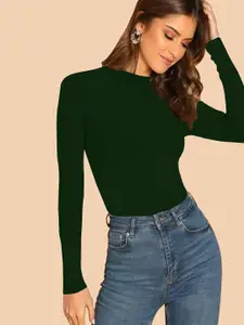 Dream Beauty Fashion High Neck Fitted Top