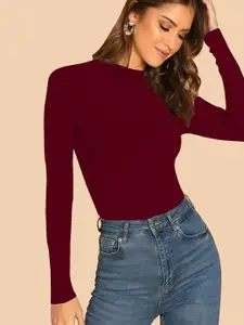 Dream Beauty Fashion High Neck Fitted Top