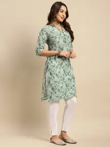 Rangita Selection Of 2 Floral Printed Pure Cotton Kurta