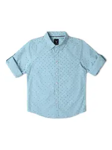 Allen Solly Junior Boys Slim Fit Geometric Printed Casual Shirt