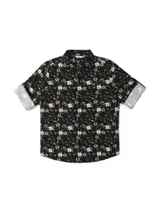 Allen Solly Junior Boys Slim Fit Floral Printed Casual Shirt