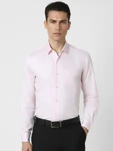 Peter England Slim Fit Long Sleeves Cotton Formal Shirt