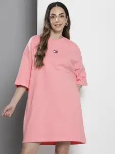 Tommy Hilfiger Solid Pure Cotton A-Line Dress