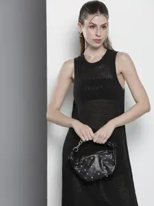 Tommy Hilfiger Pure Cotton Knitted Sheer Jumper Dress