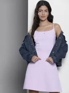 Tommy Hilfiger Shoulder Straps A-Line Mini Dress