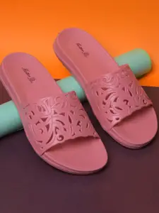 Action EVA Flotter Women Self Design Open Toe Sliders