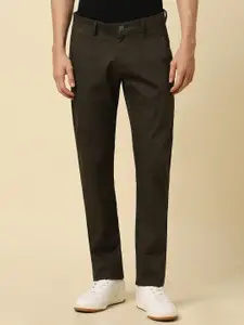 Allen Solly Men Slim Fit Solid Regular Trousers