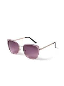 Forever New Women Half Rim Cateye Sunglasses