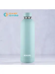 BOROSIL Pacific Steel Double Vacuum Insulated 12hrs Hot & Cold Flask Water Bottle 700ml