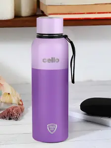 Cello Violet & Purple Colourblocked Stainless Steel Vacuum Insulated Water Bottle 900 ml