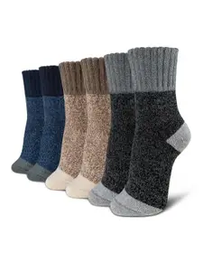 EL REGALO Men Pack Of 3 Calf Length Socks