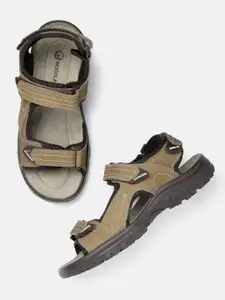 Woodland Men Nubuck Leather Comfort Sandals