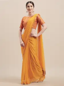 Tikhi Imli Embellished Mukaish Saree
