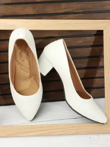 Denill  Slip On Block Heel Pumps