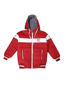 BAESD Boys Hooded Lightweight Bomber Jacket