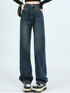 StyleCast Women Blue Mid-Rise Straight Fit Light Fade Jeans