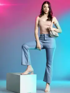 DressBerry Women Bootcut Stretchable Jeans