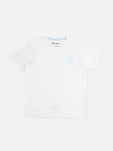 Pepe Jeans Boys Graphic Printed Pure Cotton T-shirt