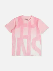 Pepe Jeans Boys Typography Printed Pure Cotton T-shirt