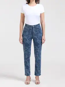 Gloria Vanderbilt Women Classic Tapered Fit High Rise Heavy Fade Stretchable Jeans