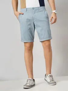 Celio Men Loose Fit Mid-Rise Cotton Chino Shorts